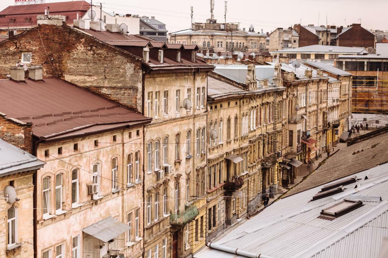 Luxury terrace view Apartment! Lviv Extérieur photo